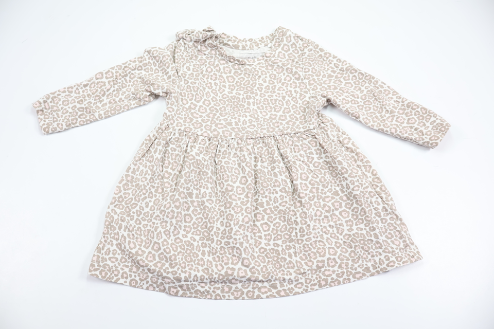 Leopard print dress from Name It - Size 68 - Beige