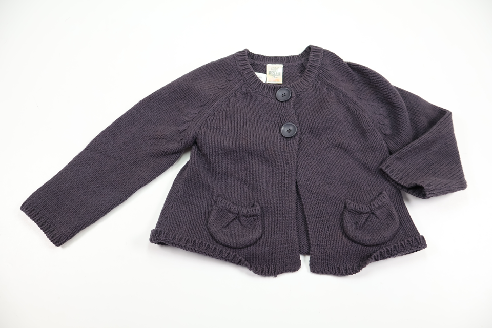 Stickad kofta från Zara - Storlek 74 - Grå