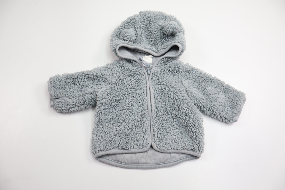 Munkjacka i fleece från H&M - Storlek 56 - Blå