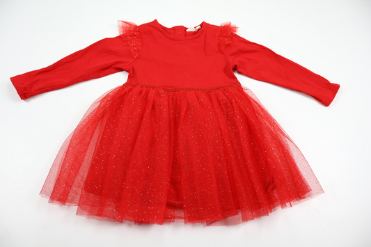Tulle dress from Kappahl - Size 80 - Red