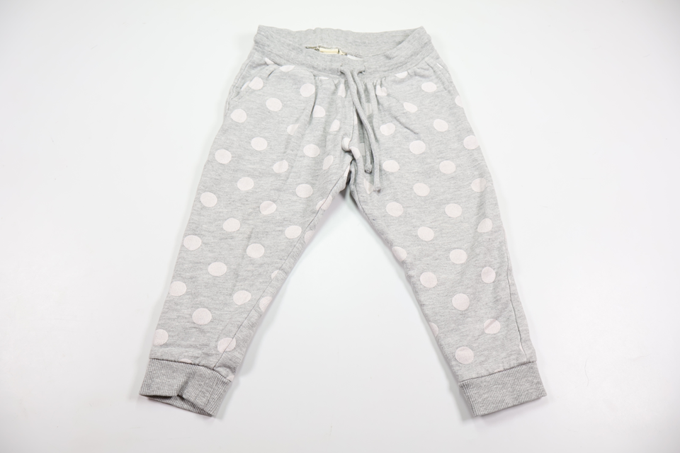 Polka dot trousers from H&M - Size 92 - Grey