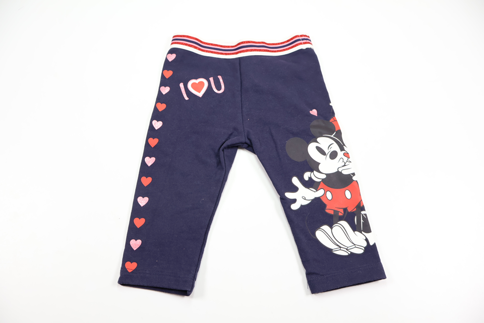 Trousers with Minnie and Mickey Mouse from Disney Baby - Size 62/68 - Navy blue