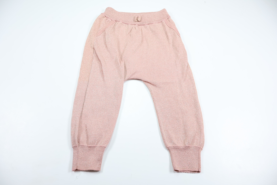 Sparkly knitted trousers from Lindex - Size 86 - Pink