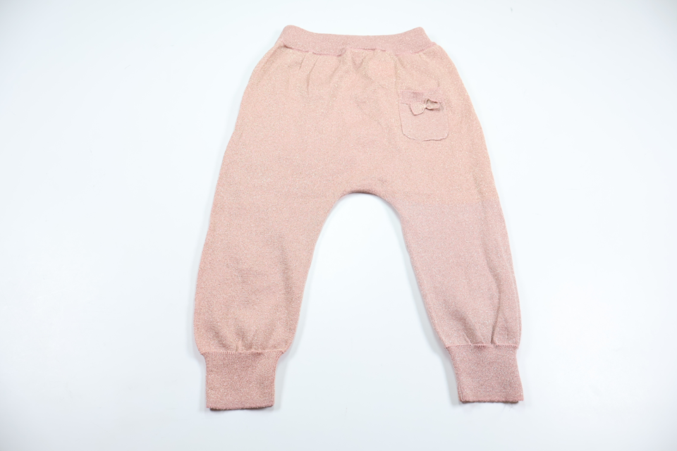 Sparkly knitted trousers from Lindex - Size 86 - Pink