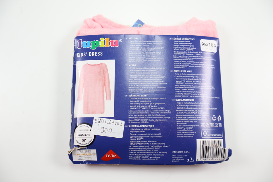 Soft dress from Lupilu - Size 98/104 - Pink