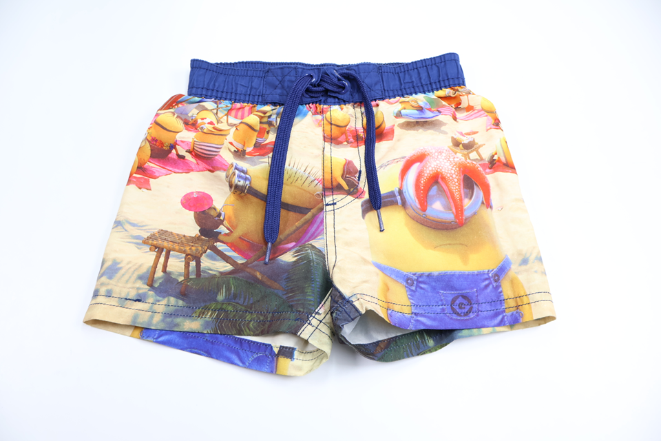Minions from Despicable Me Swim Shorts - Size 98/104 - Multi