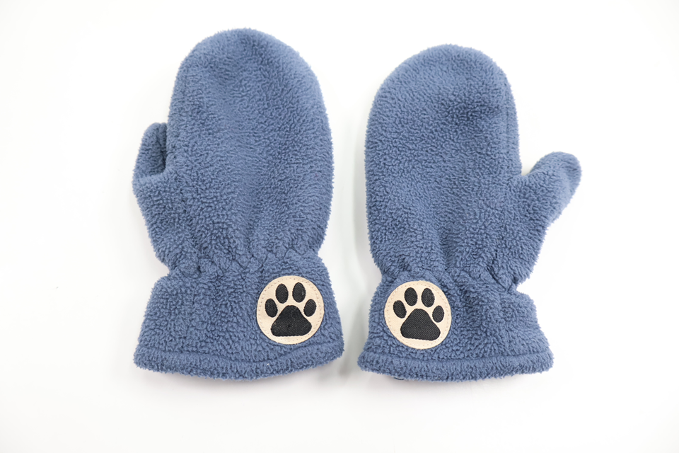Fleece mittens from Unknown - Size 86/92 - Blue