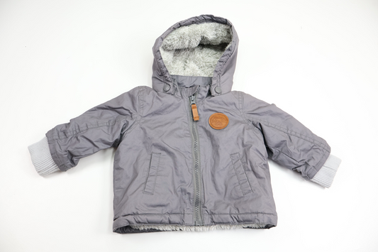 Pile-lined jacket from H&M - Size 68 - Grey