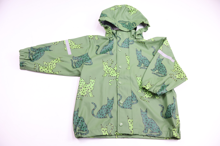 Rain jacket from FIX by Lindex - Size 110 - Green