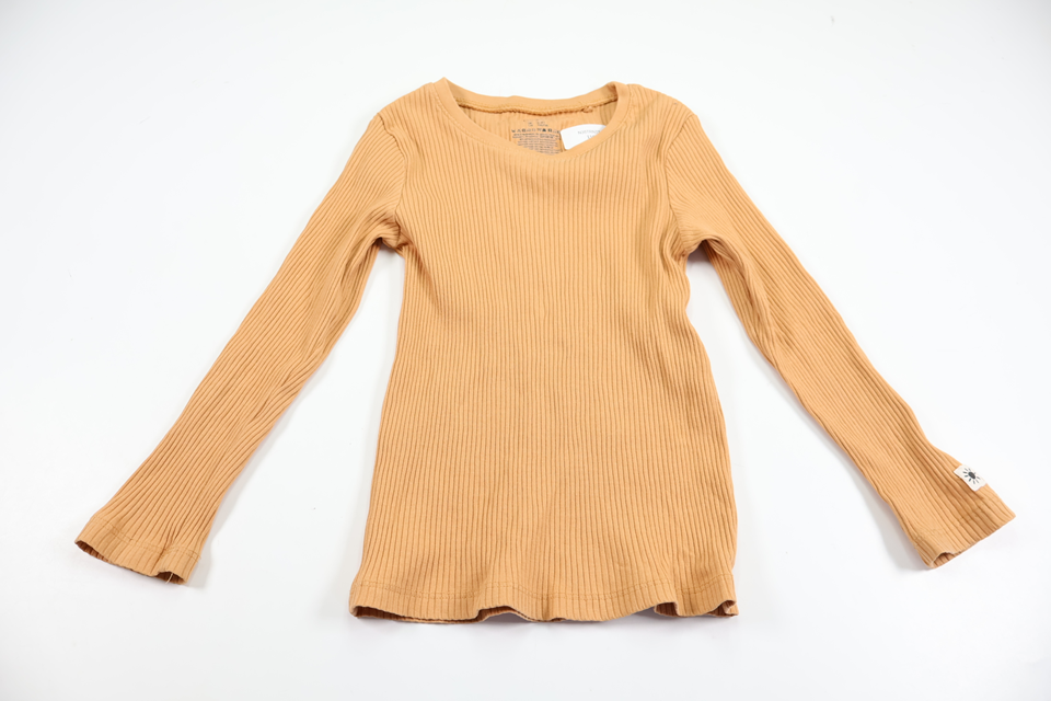 Ribbed sweater from Lindex - Size 104 - Orange
