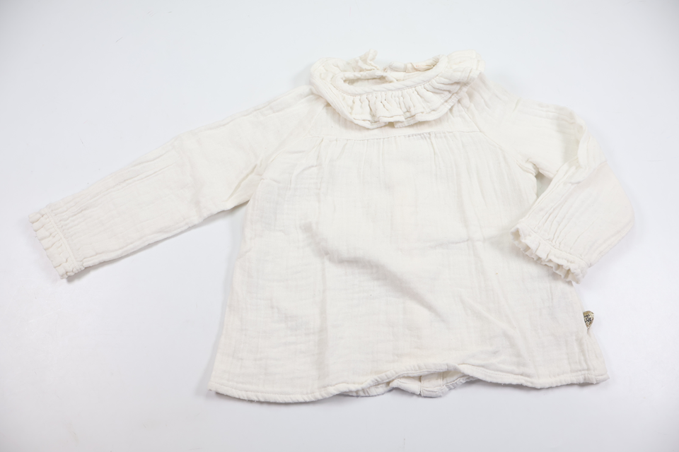 Collared sweater from PompdeLux - Size 86 - White