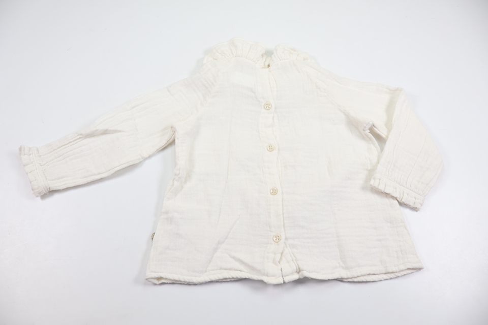 Collared sweater from PompdeLux - Size 86 - White