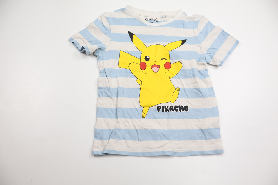 Randig tröja med Pikachu från C&A - Storlek 110 - Blå