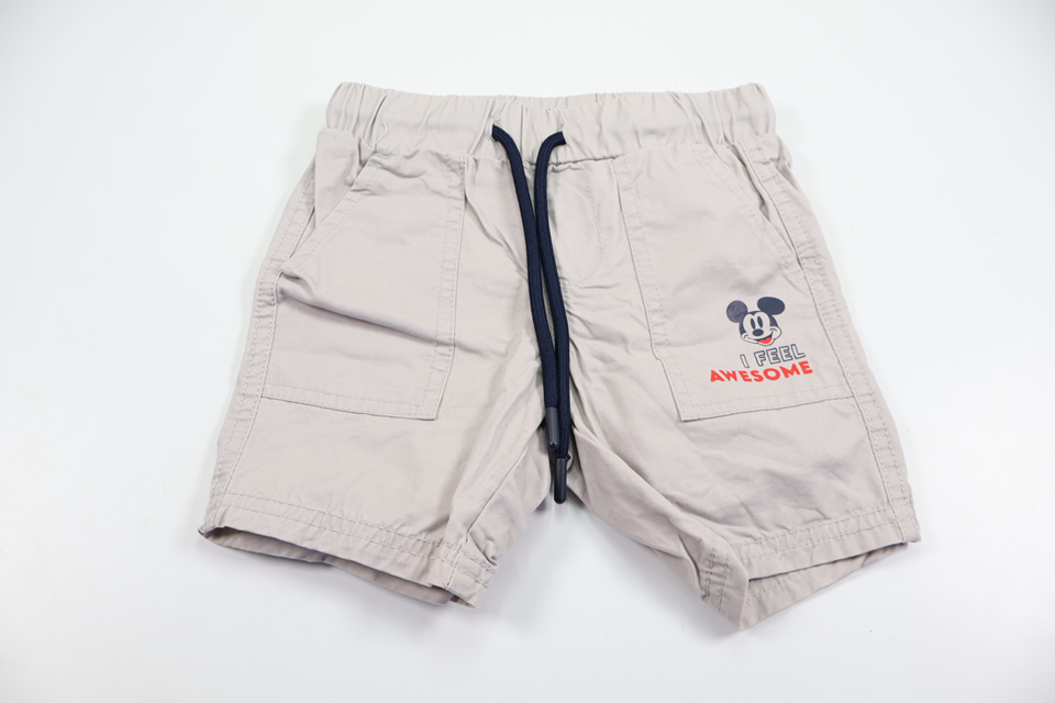 Shorts with Mickey Mouse from Disney Baby - Size 92 - Grey