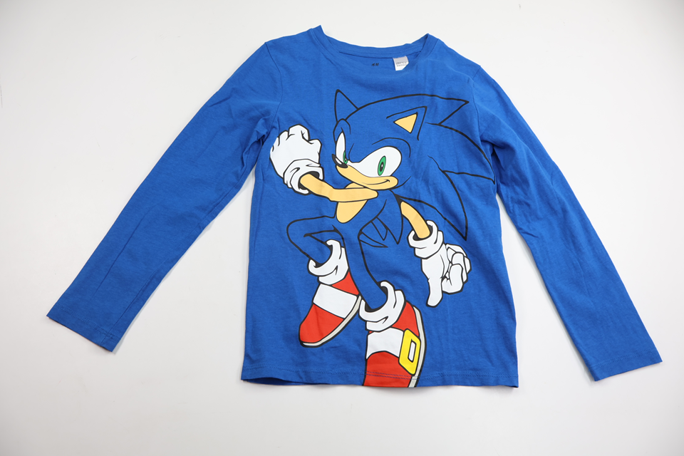 Tröja med Sonic The Hedgehog från H&M - Storlek 122/128 - Blå