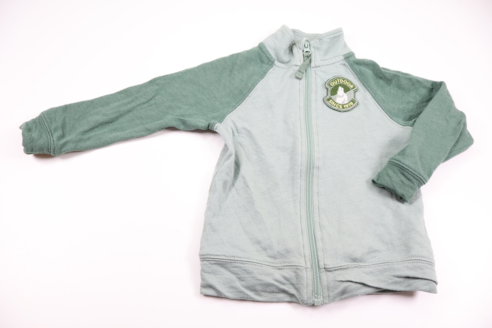 Cardigan in 80% merino wool from Cubus - Size 98/104 - Green