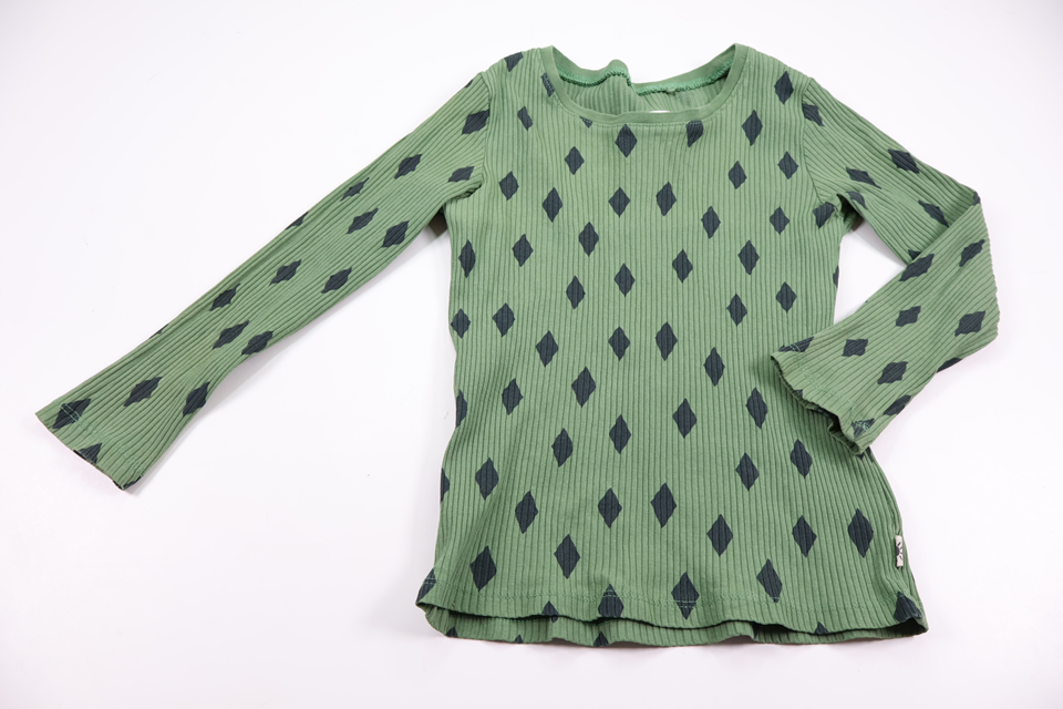 Ribbed sweater from Lindex - Size 104 - Green
