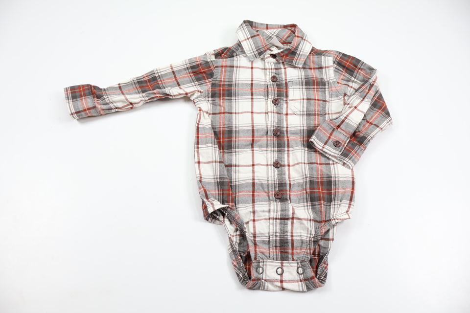 Plaid bodysuit from Carter's - Size 80 - Multi