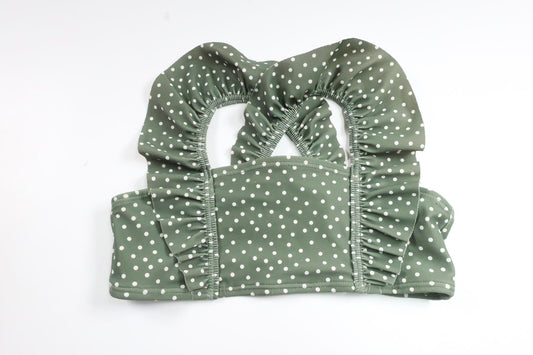 Bikini-Oberteil von unbekannter Marke – Größe 86/92 – Grün