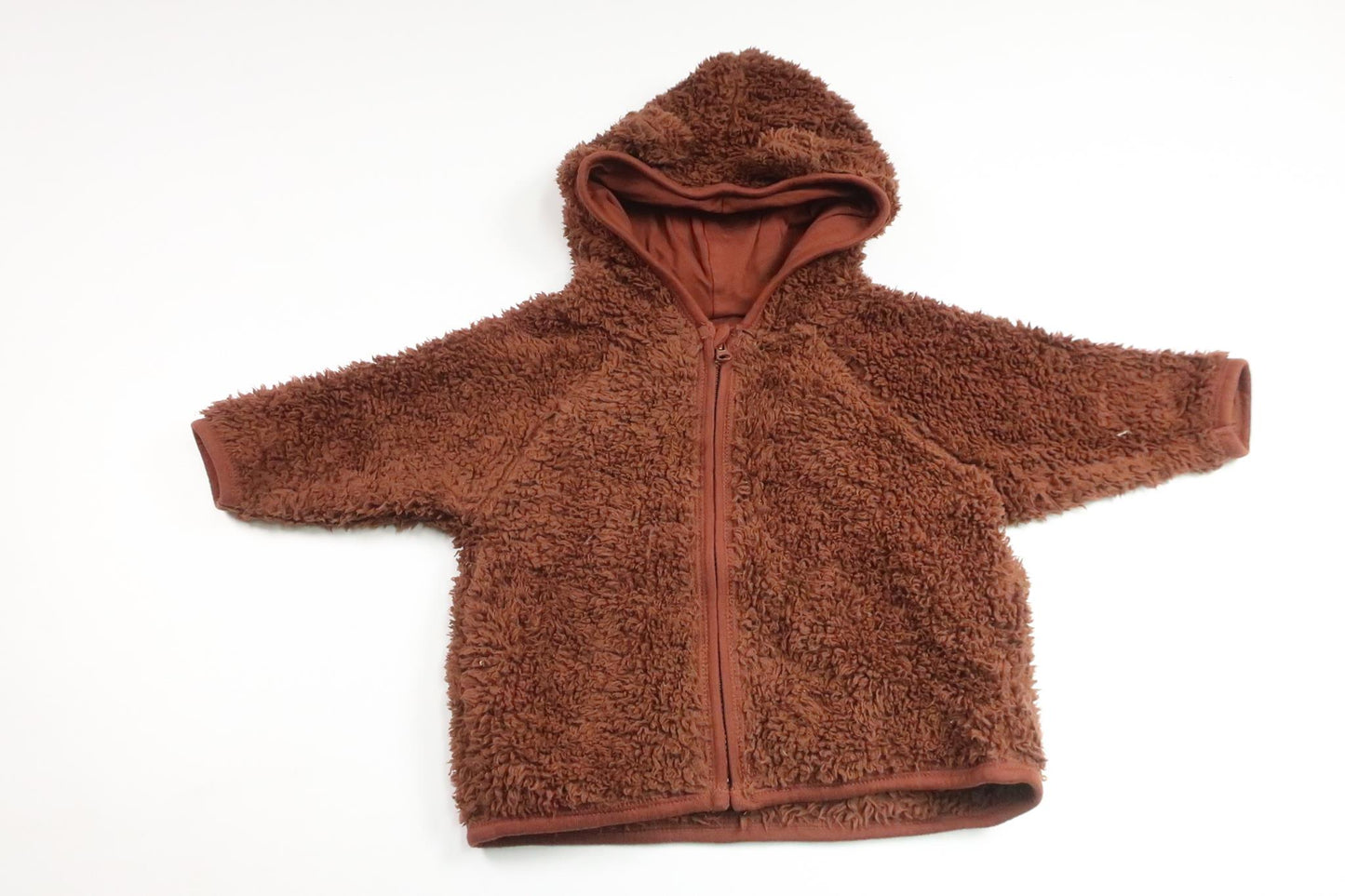 Teddy hoodie from My Wear Baby - Size 74 - Brown