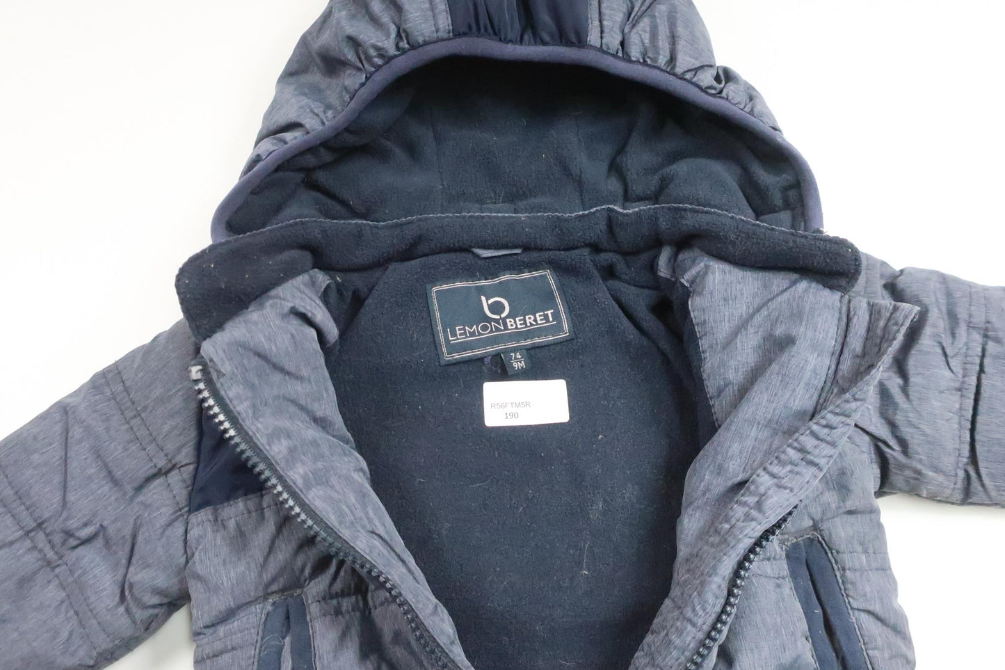 Padded jacket from Lemon Beret - Size 74 - Navy blue