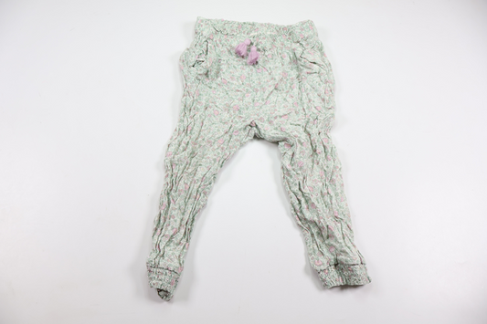 Floral trousers from Kappahl - Size 92 - Green