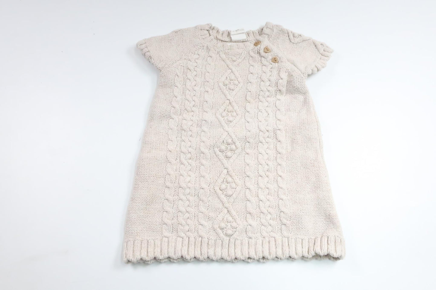Knitted dress from H&M - Size 74 - Beige