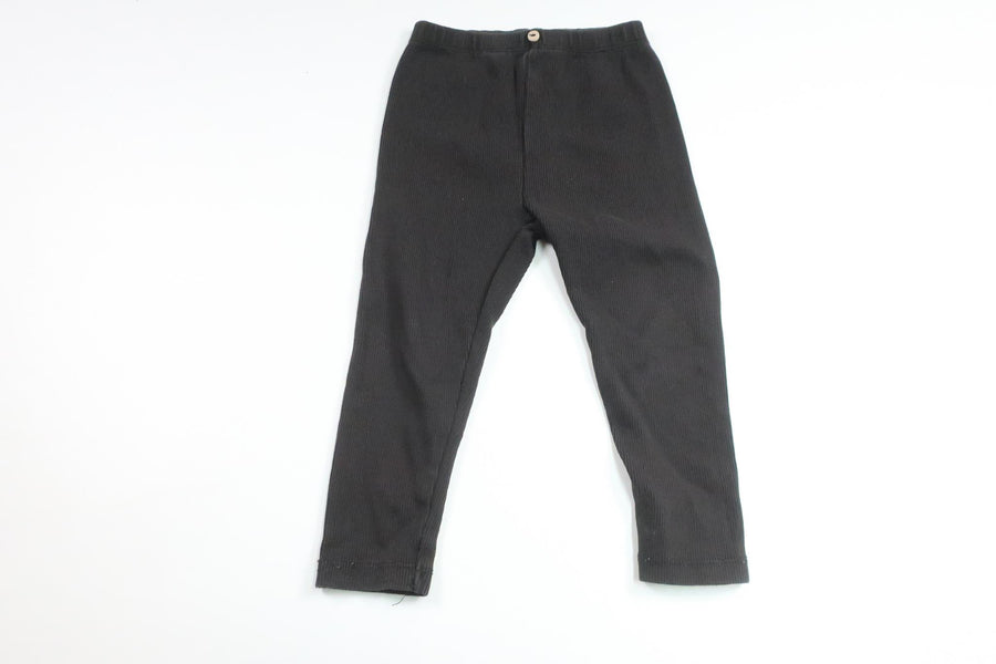 Ribbed trousers from Zara - Size 86/92 - Black