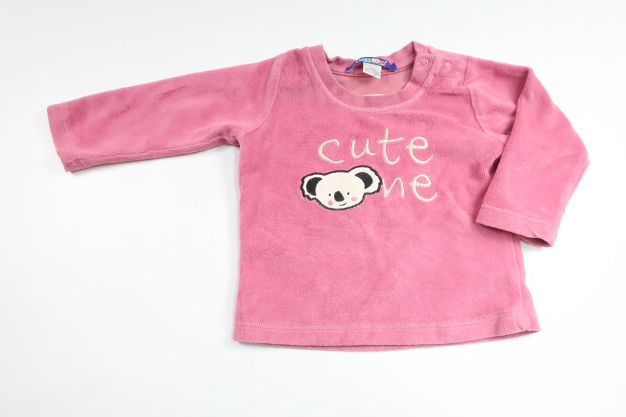 Fleece sweater from Lupilu - Size 62/68 - Pink
