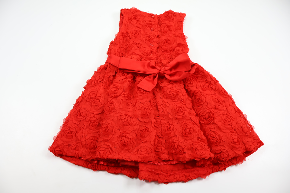 Floral dress from Lindex - Size 92 - Red