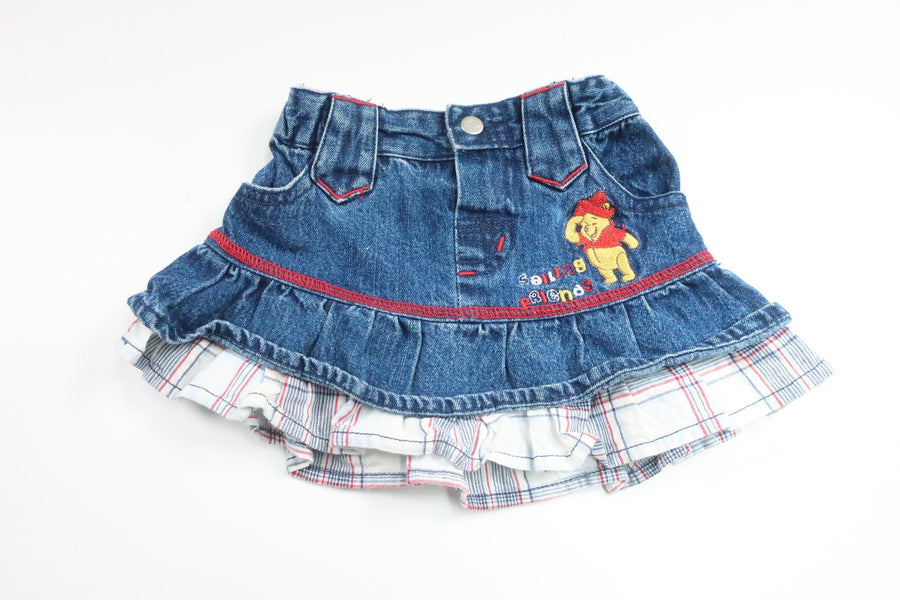 Rock mit Winnie Puuh-Motiv von Disney – Größe 68 – Denim