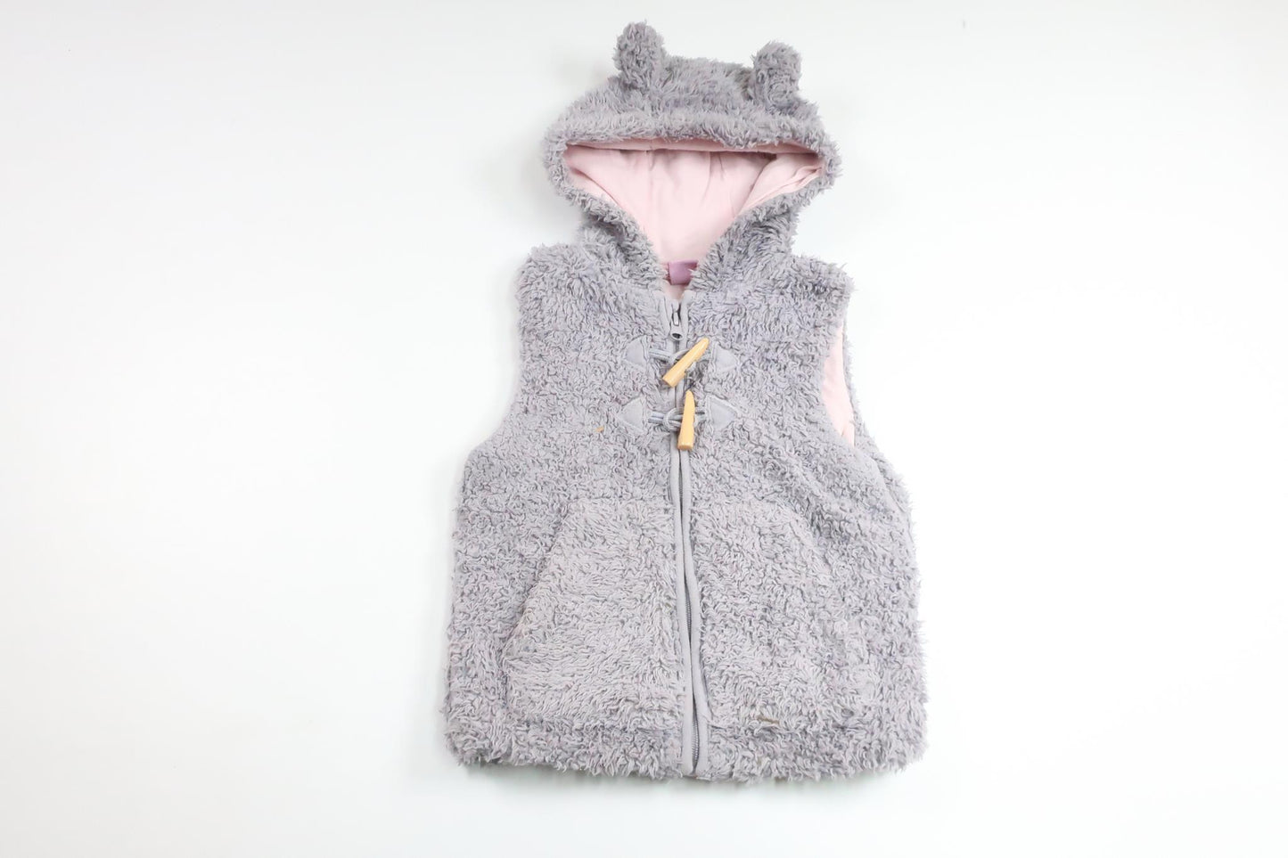 Fleeceweste von DopoDopo – Größe 80 – Grau