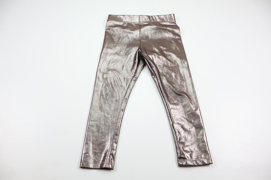 Metallic trousers from H&M - Size 92 - Grey