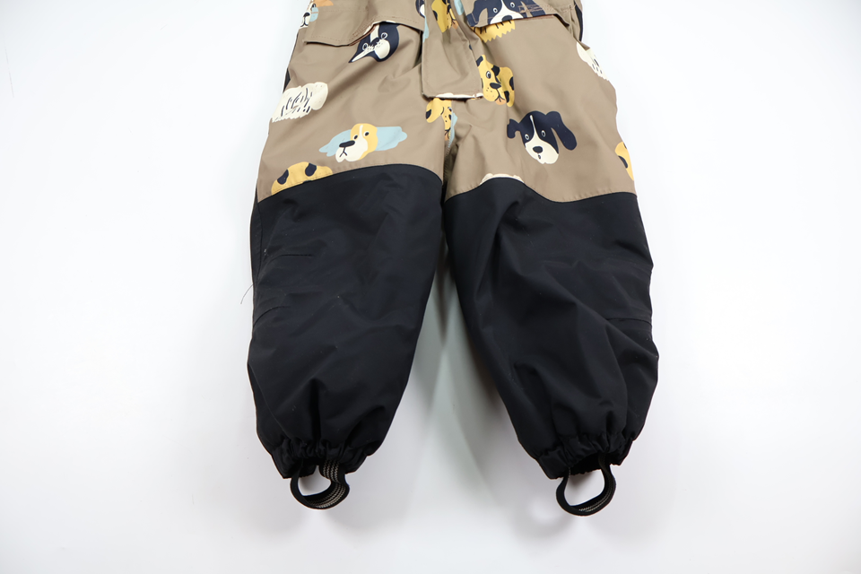 Winter overall with dogs from FIX by Lindex - Size 92 - Beige