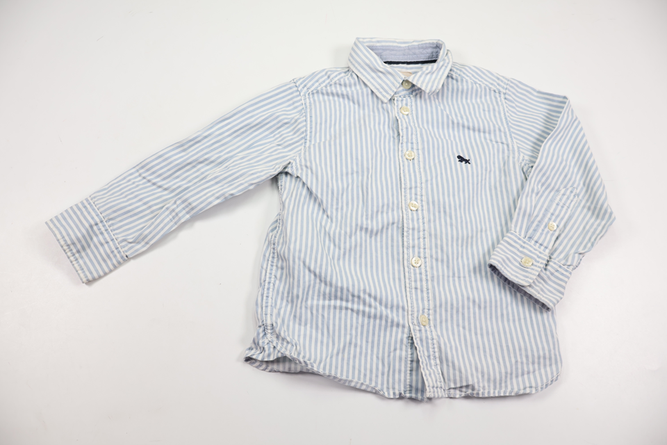 Striped shirt from H&M - Size 92 - Blue