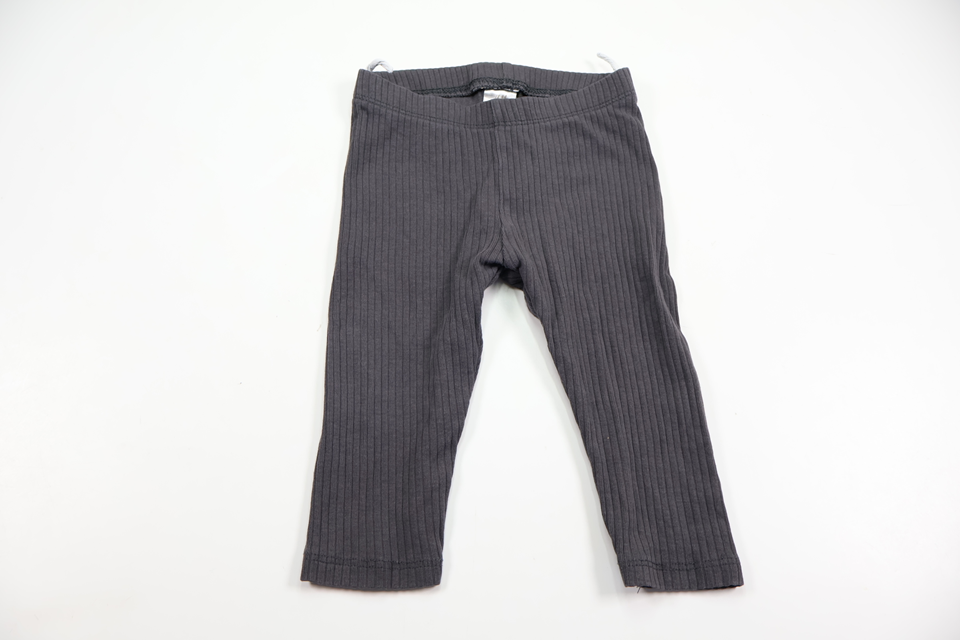 Ribbed trousers from H&M - Size 68/74 - Grey