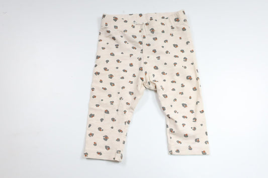 Leopard print trousers from Lindex - Size 62 - Beige