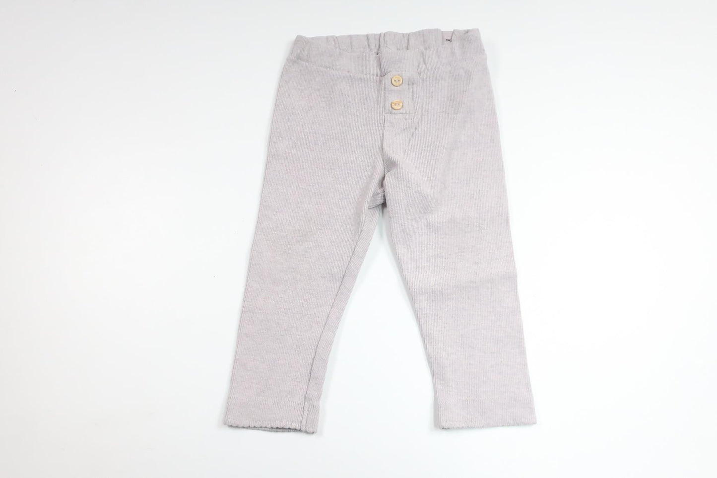Ribbed trousers from H&M - Size 74/80 - Grey