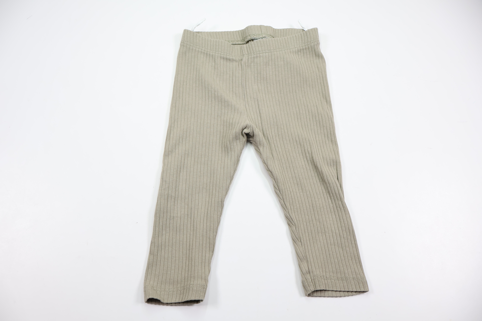 Ribbed trousers from H&M - Size 74 - Green