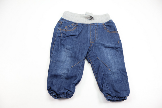 Lined denim trousers from Kappahl - Size 68/74 - Denim