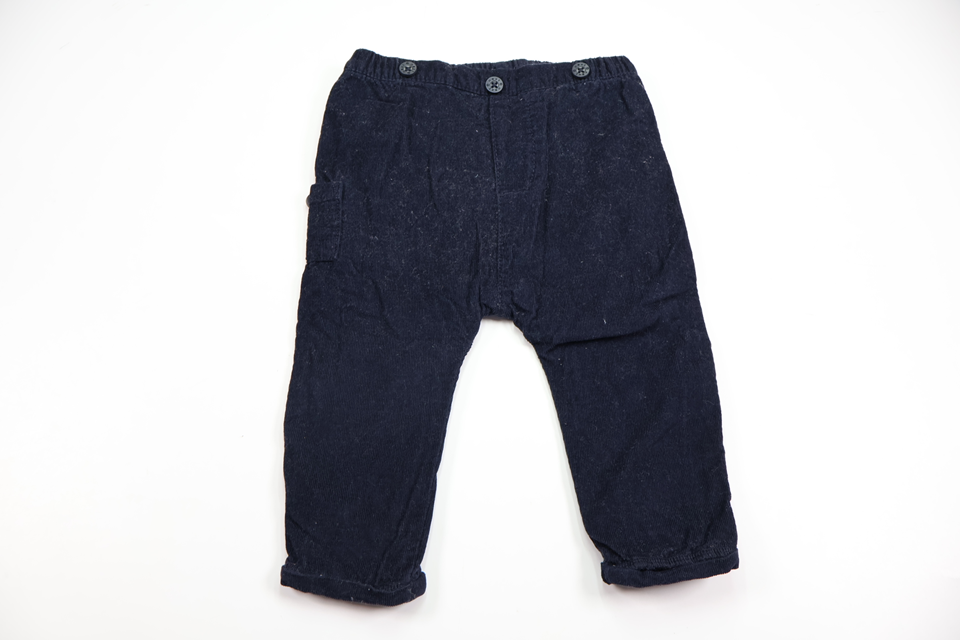 Lined trousers from Next - Size 68/74 - Navy blue