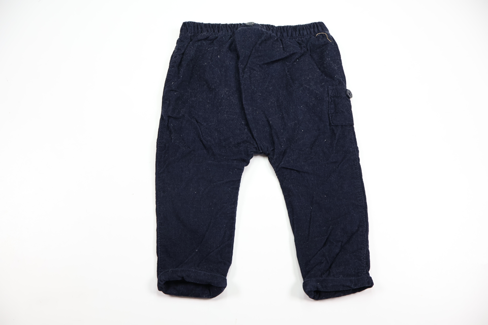 Lined trousers from Next - Size 68/74 - Navy blue
