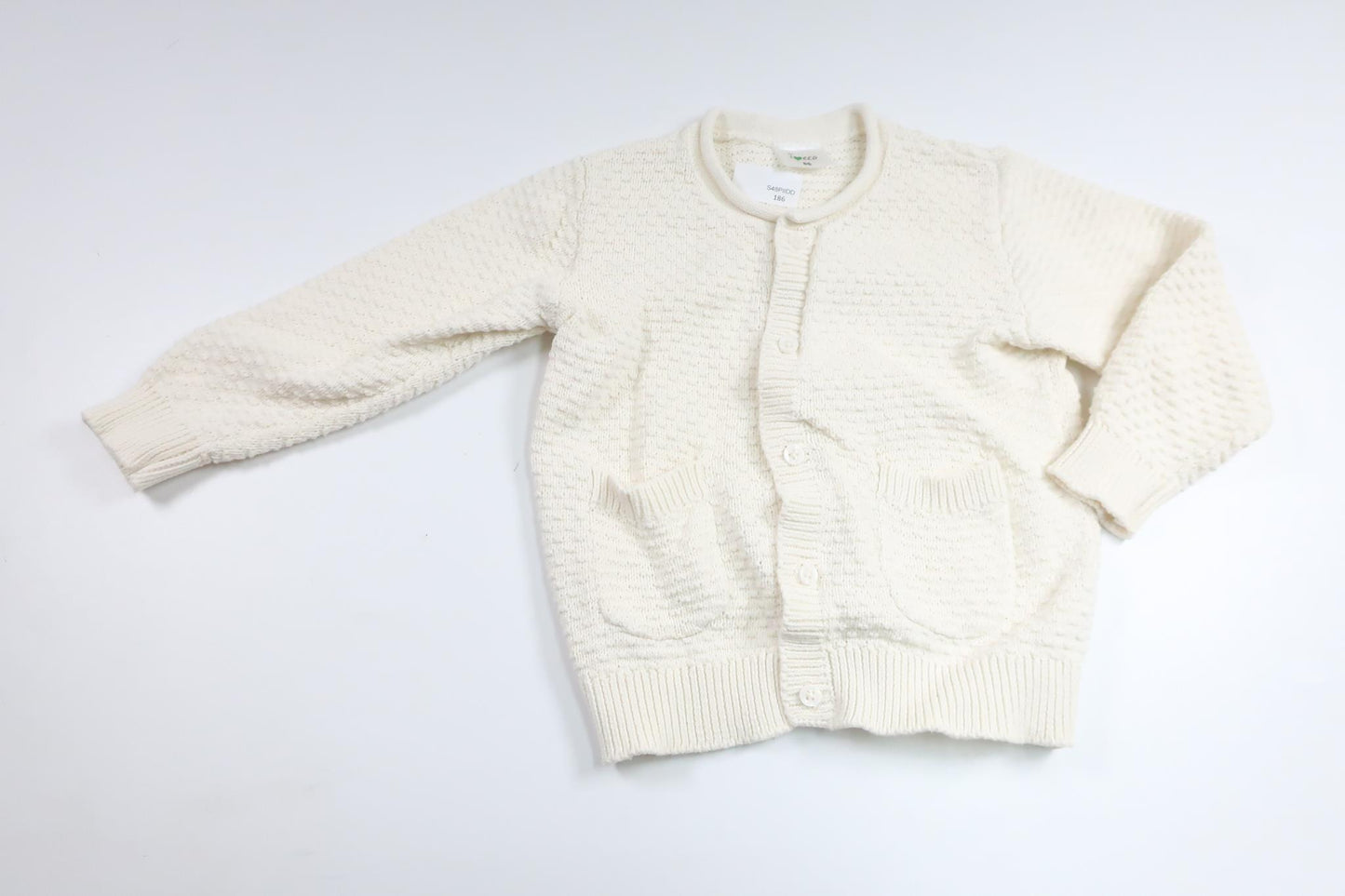 Knitted cardigan from ICA I Love Eco - Size 86 - Off-white