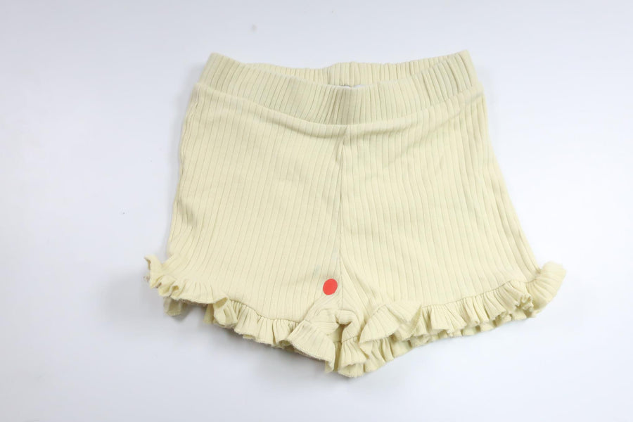 Ribbed shorts from Name It - Size 86 - Yellow