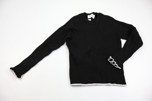 Knitted sweater from H&M - Size 122/128 - Black