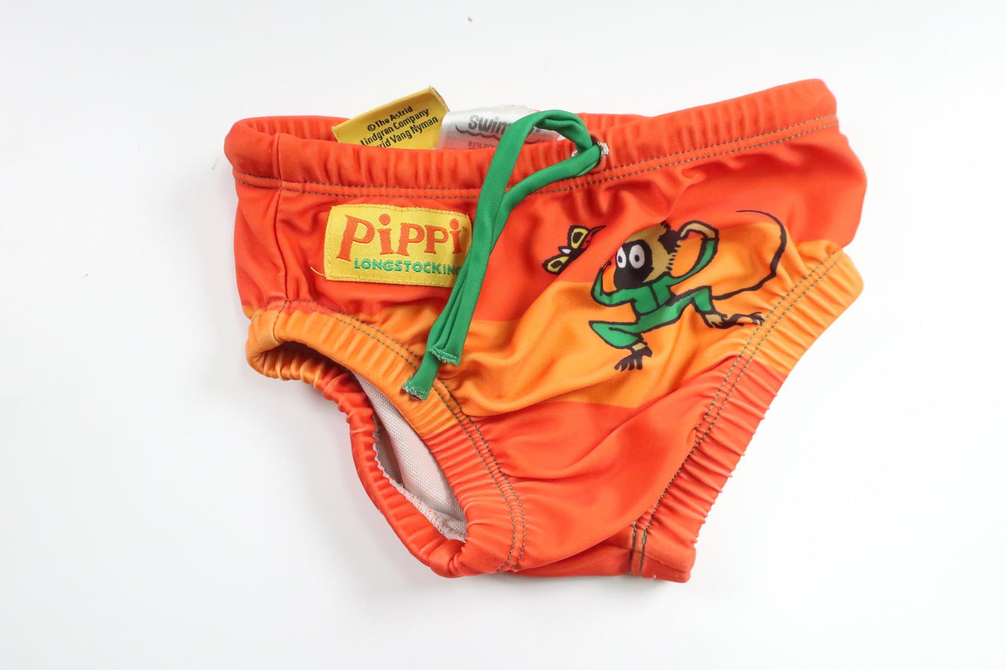 Schwimmwindel mit Pippi Langstrumpf von Swimpy – Größe 80/86 – Orange