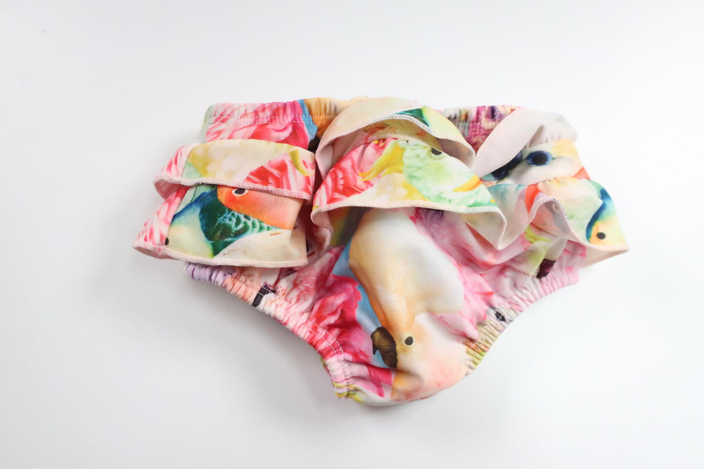 Schwimmwindel mit Vogelmotiv von Molo – Größe 74/80 – Mehrfarbig