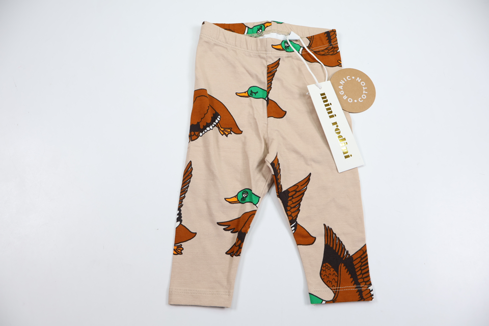 Mini Rodini Duck Trousers - Size 56/62 - Beige