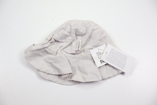 Sun hat in organic linen blend from Liewood - Size 86/92 - Grey