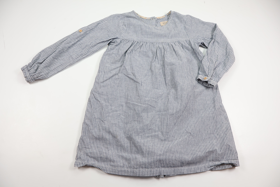 Striped dress from Wheat - Size 110 - Blue